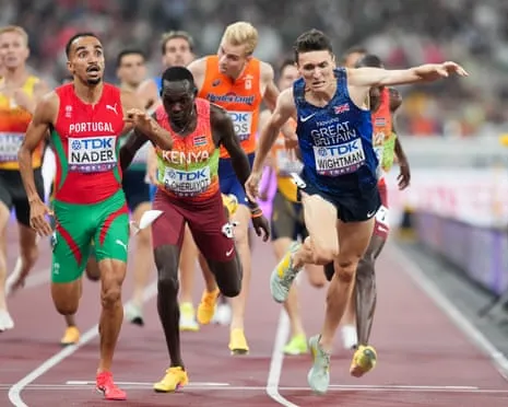 UK's Jake Wightman Just Loses Out on Gold as Portugal's Isaac Nader Wins Dramatic 1500m Win