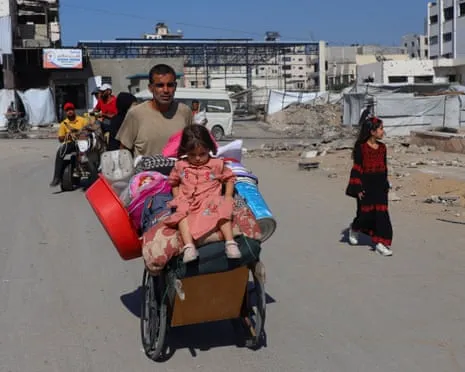 Escaping from Death to Destruction: Gaza City Inhabitants Face Dire Decision